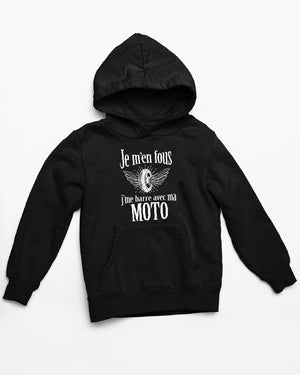 Sweat Je m'en fous j'me barre avec ma moto