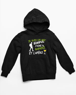 Sweat Je suis un mec simple, j'aime la rando et l'apéro