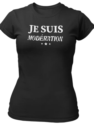 T-shirt Je suis modération - Lafourgoneta