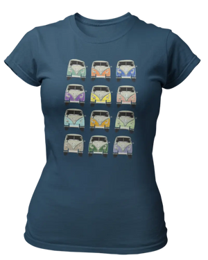 T-shirt Bus multicolor - Lafourgoneta