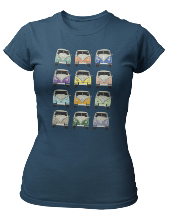 T-shirt Bus multicolor