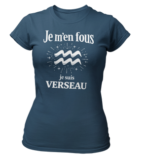 T-Shirt Signe Astrologique Verseau – Je m’en fous je suis Verseau