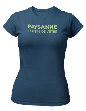 T-shirt Paysanne et fière de l'être - Lafourgoneta
