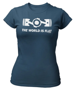 T-shirts the world is flat - Lafourgoneta