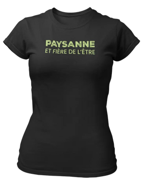 T-shirt Paysanne et fière de l'être - Lafourgoneta