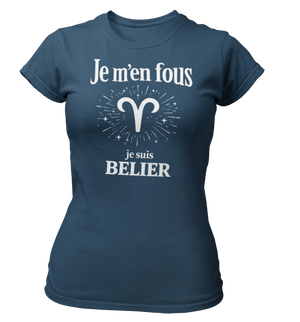 T-Shirt Signe Astrologique Bélier – Je m’en fous je suis Bélier
