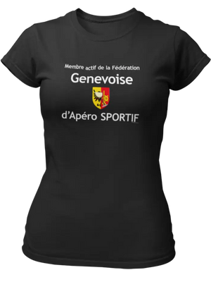 T-shirt Membre actif de la Fédération Genevoise - Lafourgoneta