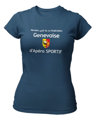 T-shirt Membre actif de la Fédération Genevoise - Lafourgoneta