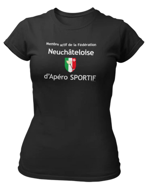 T-shirt Membre actif de la Fédération Neuchâteloise - Lafourgoneta