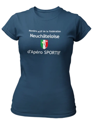 T-shirt Membre actif de la Fédération Neuchâteloise - Lafourgoneta