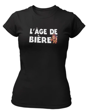 T-shirt L'âge de bière - Lafourgoneta