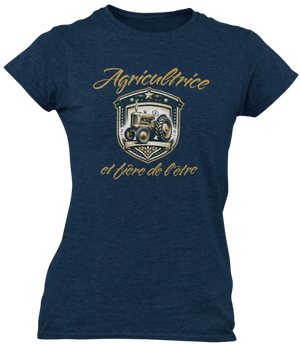 T-shirt Agricultrice et fière de l'être - Lafourgoneta
