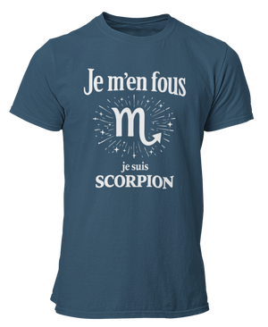 T-Shirt Signe Astrologique Scorpion – Je m’en fous je suis Scorpion