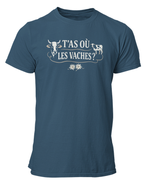 T-shirt T'as où les vaches