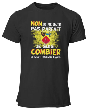 T-shirt Non je ne suis pas parfait je suis Combier - Lafourgoneta