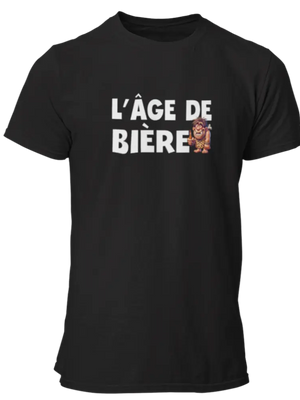 T-shirt L'âge de bière - Lafourgoneta