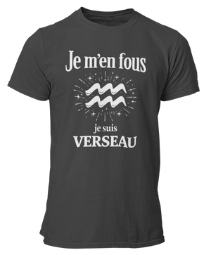 T-Shirt Signe Astrologique Verseau – Je m’en fous je suis Verseau