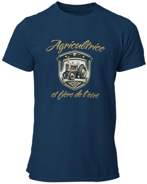 T-shirt Agricultrice et fière de l'être - Lafourgoneta