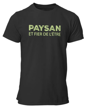T-shirt Paysan et fier de l'être - Lafourgoneta