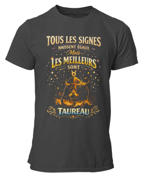 T-Shirt Signe Astrologique Taureau – Les Meilleurs sont Taureau