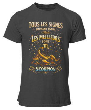 T-Shirt Signe Astrologique Scorpion – Les Meilleurs sont Scorpion