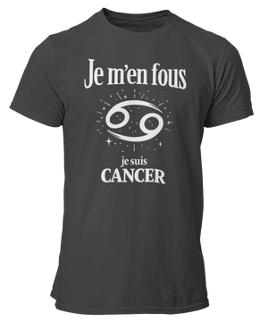 T-Shirt Signe Astrologique Cancer – Je m’en fous je suis Cancer