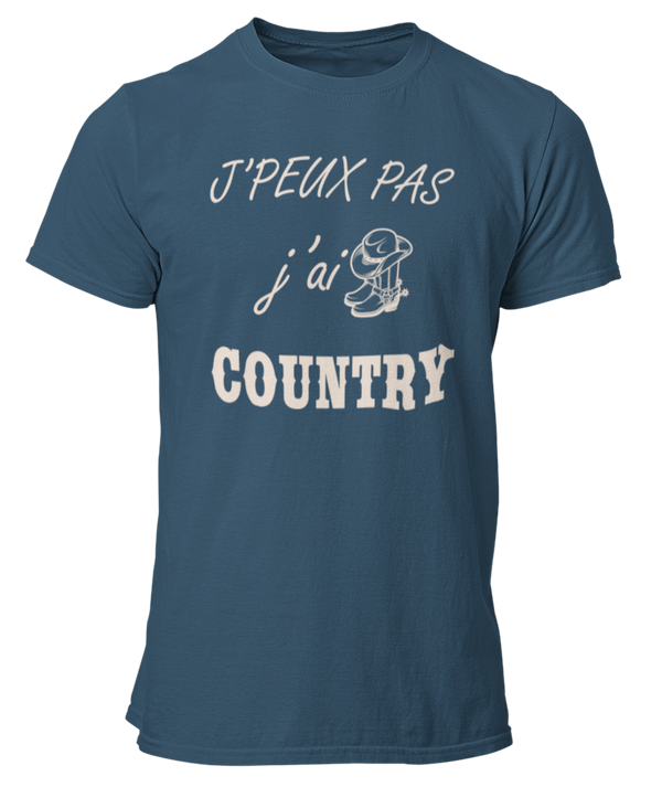 T-shirt j'peux pas j'ai country