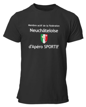 T-shirt Membre actif de la Fédération Neuchâteloise - Lafourgoneta