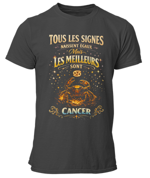 T-Shirt Signe Astrologique Cancer – Les Meilleurs sont Cancer