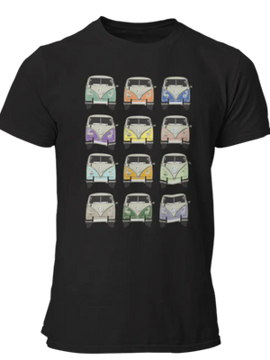 T-shirt Bus multicolor - Lafourgoneta