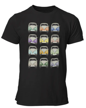 T-shirt Bus multicolor - Lafourgoneta