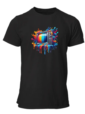 T-shirt Téléviseur - Lafourgoneta