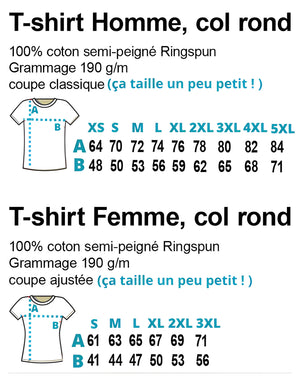 T-shirt Je n'ai pas choisi d'être Bernois, j'ai juste eu de la chance
