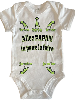 Body Allez papa tu peux le faire - Lafourgoneta