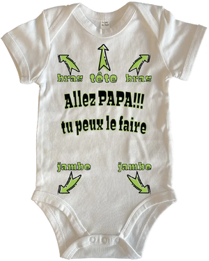 Body Allez papa tu peux le faire - Lafourgoneta