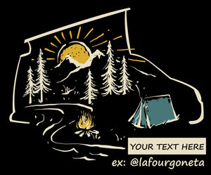 T-shirts Cali campervan La Fourgoneta