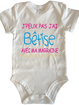 Body J'peux pas j'ai bêtise avec ma marraine - Lafourgoneta