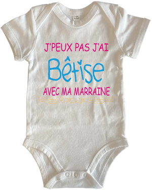 Body J'peux pas j'ai bêtise avec ma marraine - Lafourgoneta