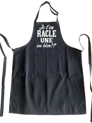 Tablier Je t'en racle une ou bien ? - Lafourgoneta