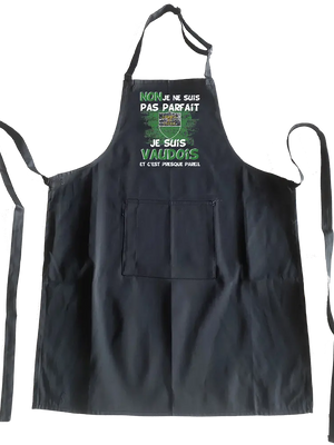 Tablier Non je ne suis pas parfait je suis Vaudois et c'est presque pareil - Lafourgoneta