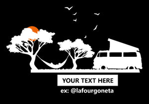 T-shirt combi camper La Fourgoneta