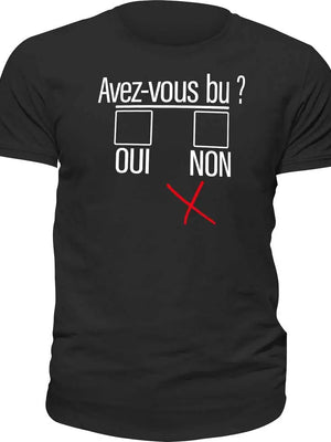 T-shirt, Avez-vous bu? La Fourgoneta