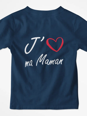 T-shirt enfant j'aime ma maman - Lafourgoneta