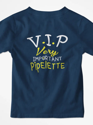 T-shirt enfant VIP very importante pipelette - Lafourgoneta
