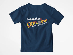 T-shirt enfant caractère explosif - Lafourgoneta