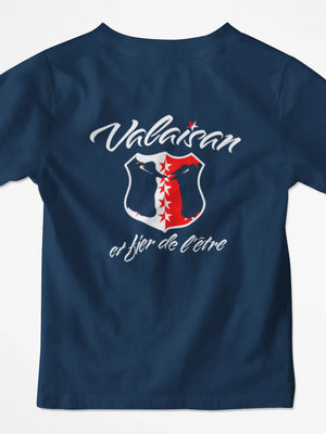 T-shirt enfant valaisan et fier de l'être - Lafourgoneta