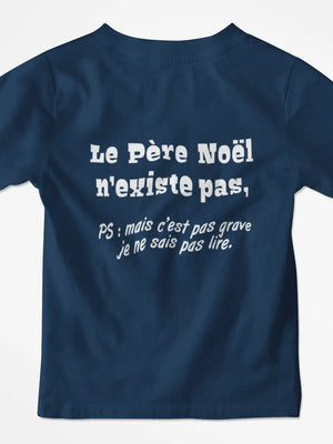 T-shirt enfant le père noël n'existe pas - Lafourgoneta