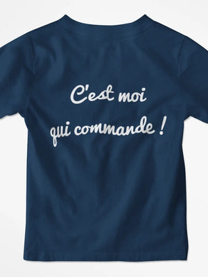 T-shirt enfant c'est moi qui commande ! - Lafourgoneta