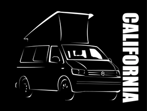 T-shirt bus California La Fourgoneta