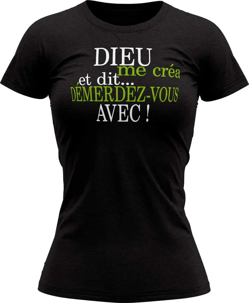 Sweat à Capuche « Dieu Me Créa Et Dit Démerdez‑vous ! » – Blague Humoristique, Cadeau Drôle – Coupe Classique, 241 G - 9